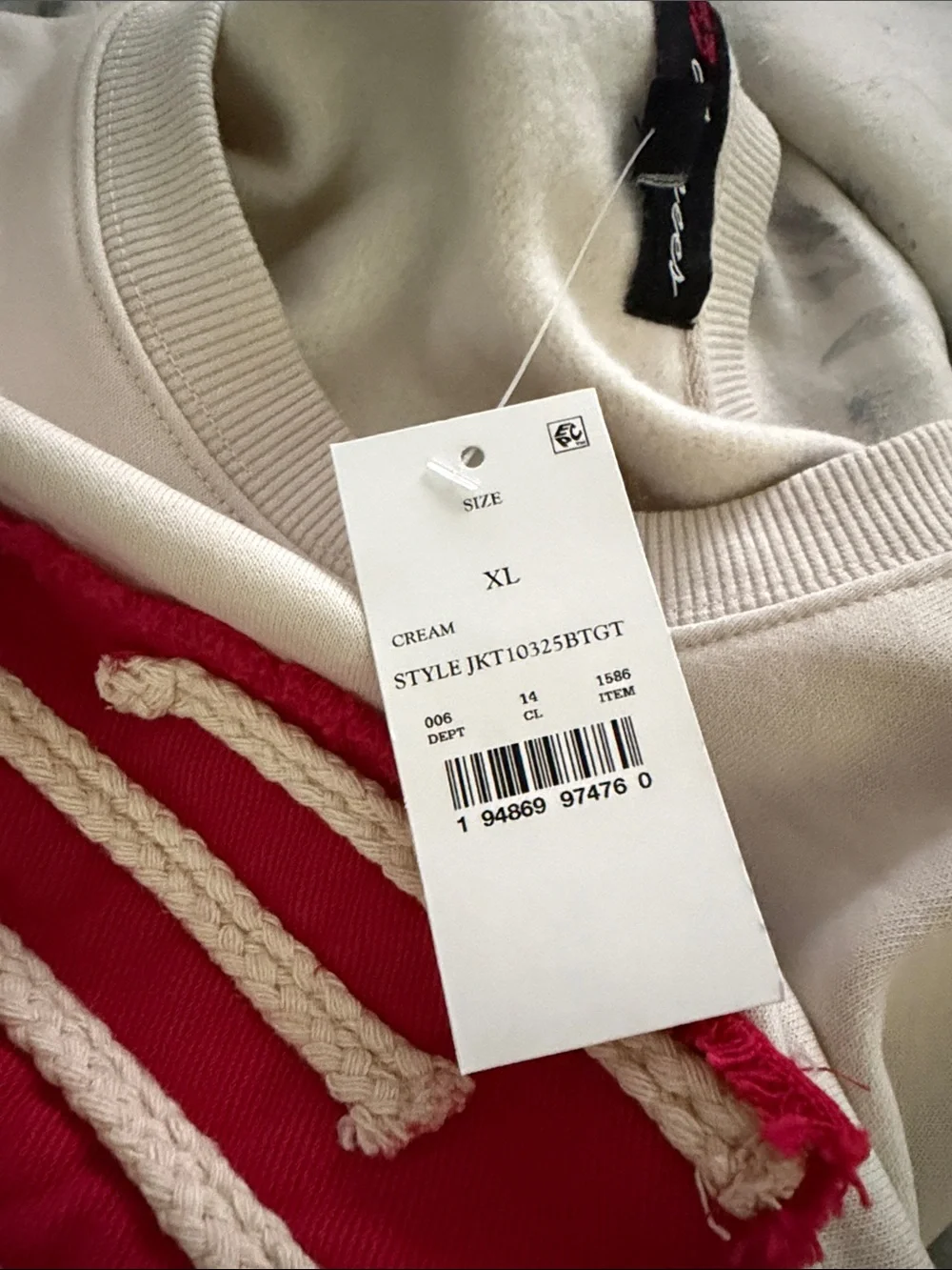 NEW Womens American Flag Sweatshirt sz XL by Target 🇺🇸 - Picture 4 of 4